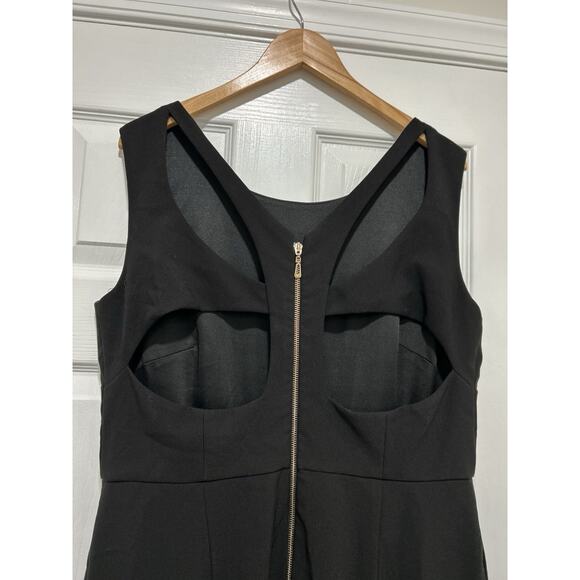 Lotus Threads Women’s 16 Cutout Back Black Jumpsuit - Picture 4 of 11